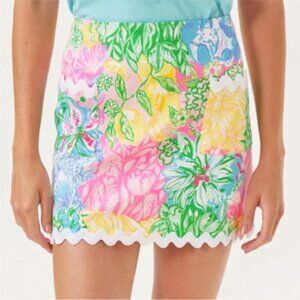 Lilly Pulitzer ric rac Gardner mini skort, 2, NWT